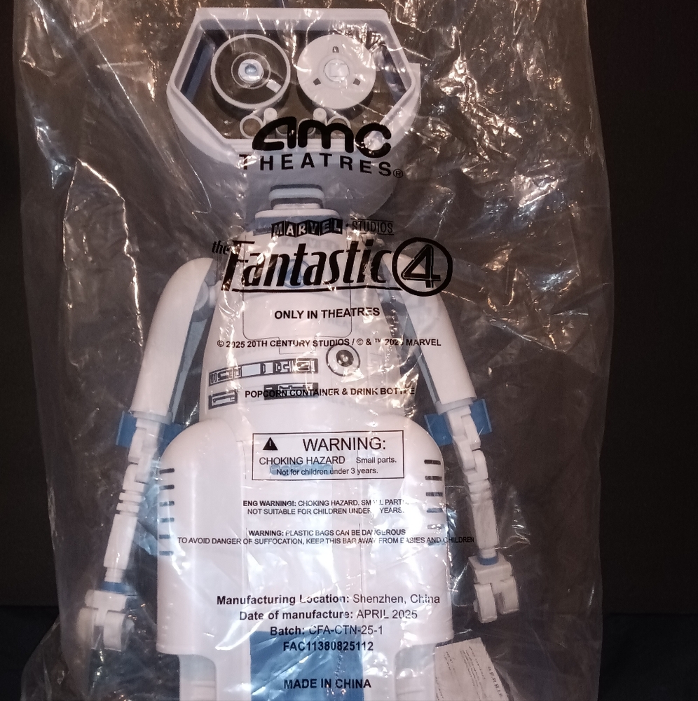 SOLD OUT Fantastic Four First Steps COMBO POPCORN BUCKET